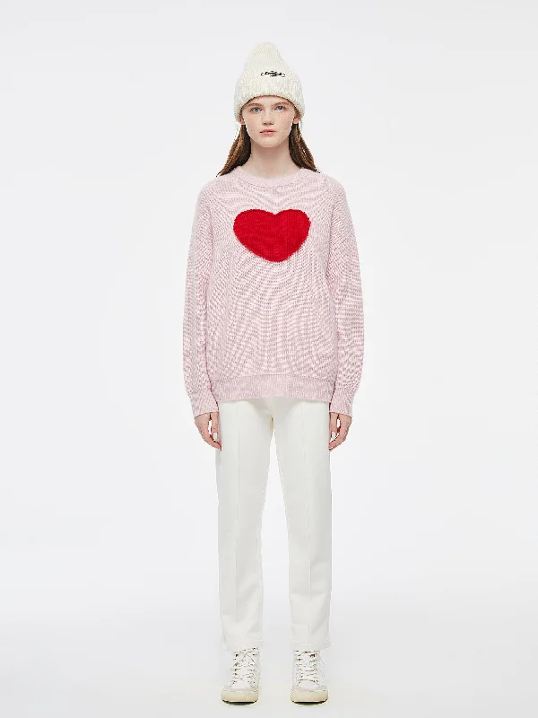 Big Heart' Cashmere Crewneck