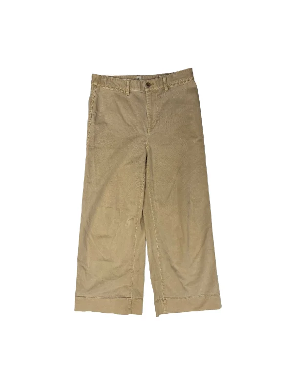 Tan Pants Wide Leg Gap, Size 8