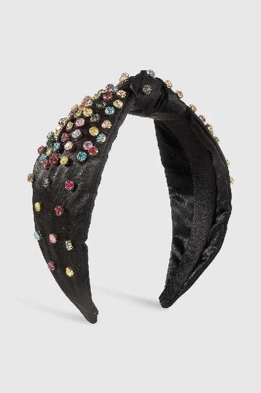 Shine On Jewel Black Headband