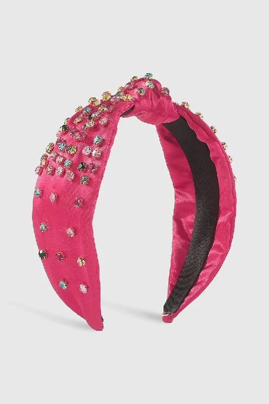 Shine On Jewel Magenta Headband