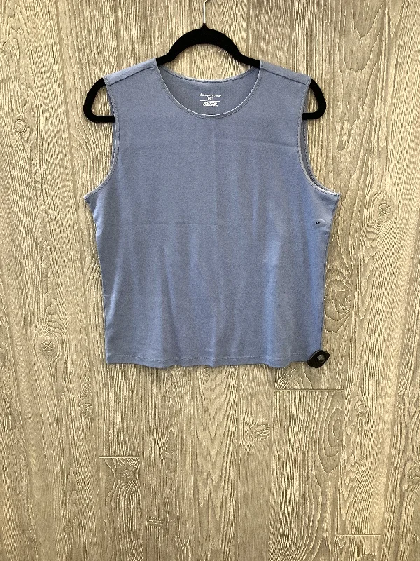 Blue Top Sleeveless Christopher And Banks, Size Petite   Xl