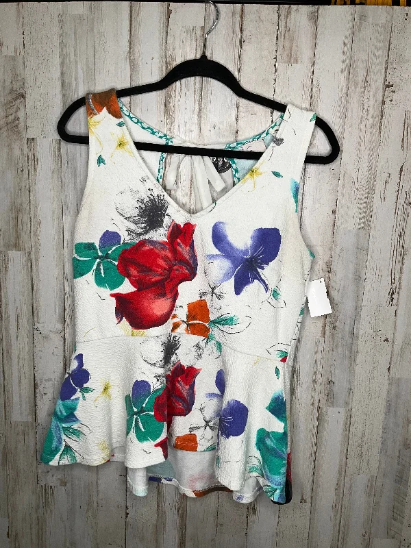 Multi-colored Top Sleeveless Anthropologie, Size L