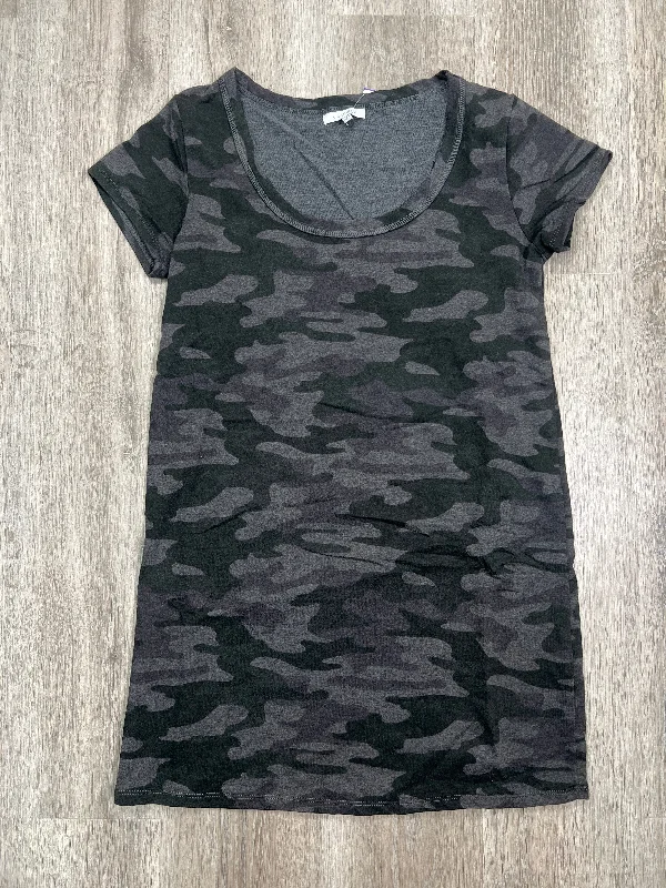 Camouflage Print Dress Casual Short Z Supply, Size S