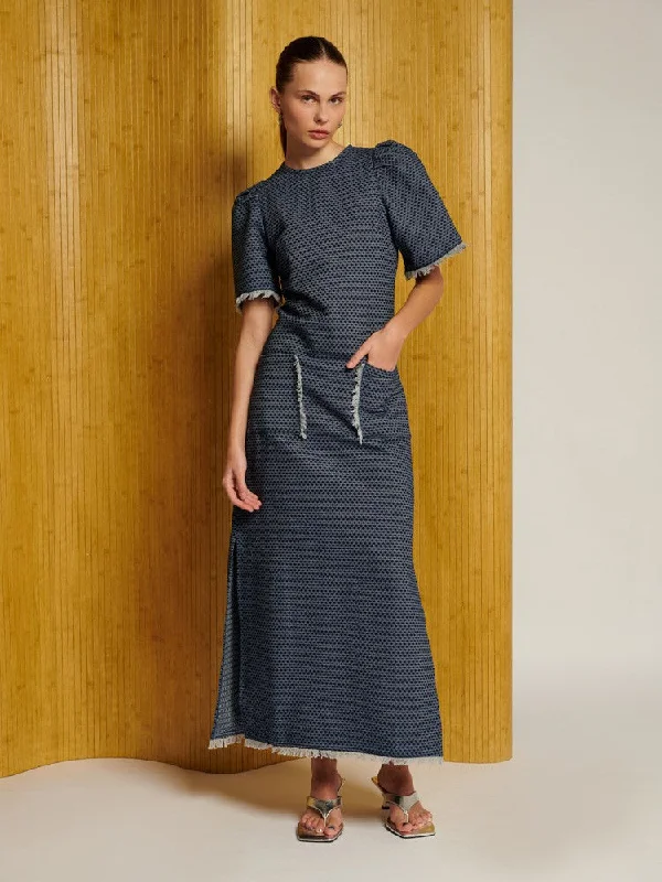 Spencer Denim Midi Dress