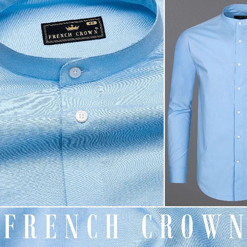 Cerulean Blue Royal Oxford Shirt