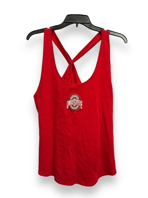 Athletic Tank Top By Clothes Mentor In Red, Size: Xl