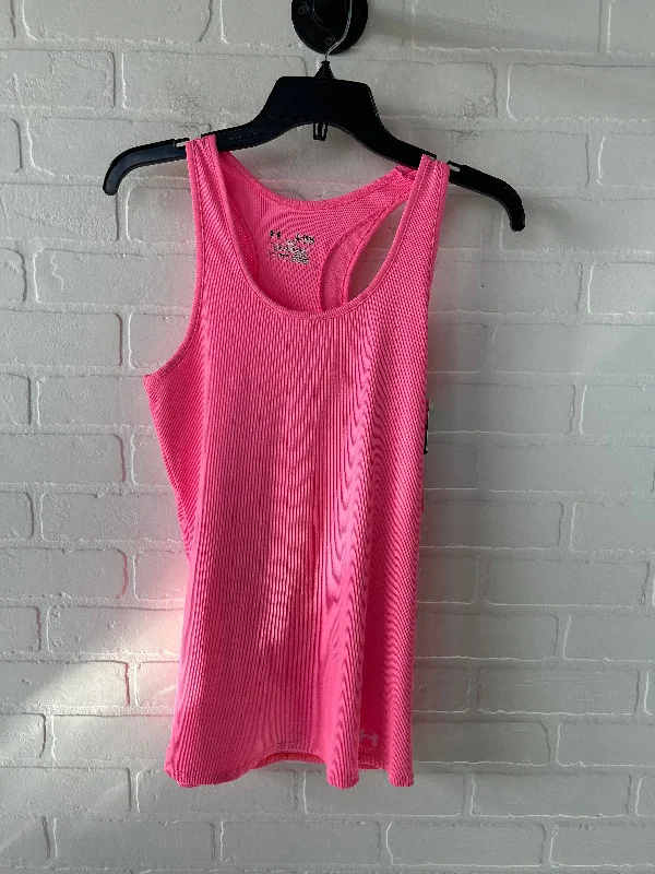 Athletic Tank Top By Under Armour In Pink, Size: Xl